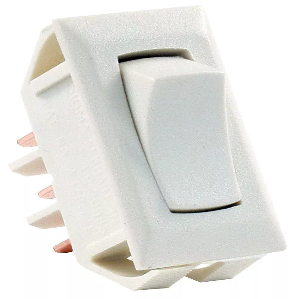 1 Pk 12V On/On Switch Ivory