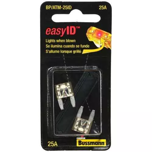 2 Pk BP/ATM25 Easy ID Fuses