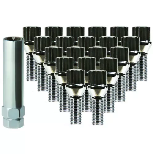 (20) Bolt 7 Spline 16X1.50 30mm Shank Length Chrome – CECCD1860SP-20
