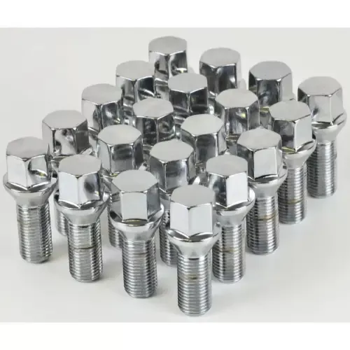 (20) Bolt Cone Seat 12X1.5 45mm Thread Length 17mm Hex Chrome – CECCD1807C-20