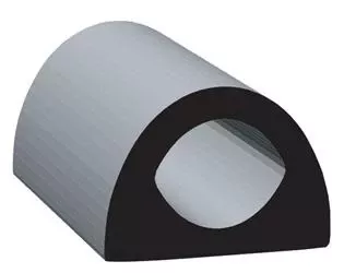 .216 X .354 “D”, EPDM Wiper, BL