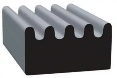 .312 X .500 Ribbed, EPDM,
