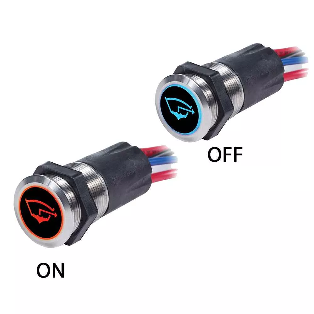 4181 Backlit Push Button Switch OFF/(ON) – 15A