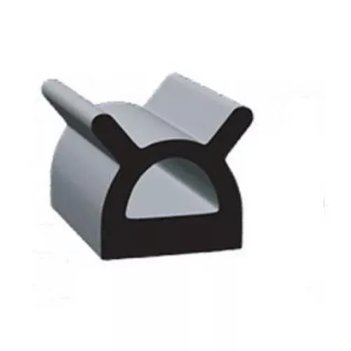 .695 X .56″D W/EARS” EPDM, W/ST,BLK