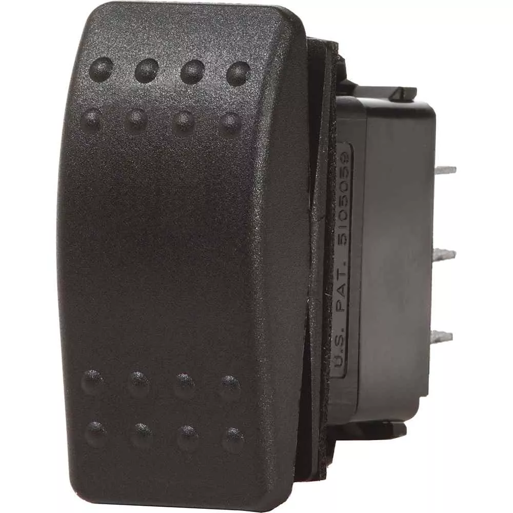 7930 Contura II Switch SPST Black – OFF-(ON)
