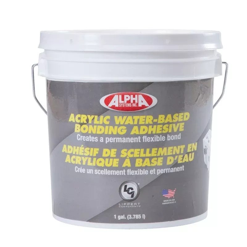 Alpha Systems 2020002238 – 8011 Acrylic Waterbase Adhesive – 1 Gallon