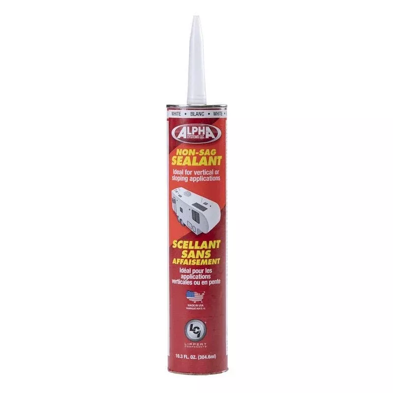 Alpha Systems 862157 Non-Sag Sealant 1010 – Low VOC – White – 10.3 oz