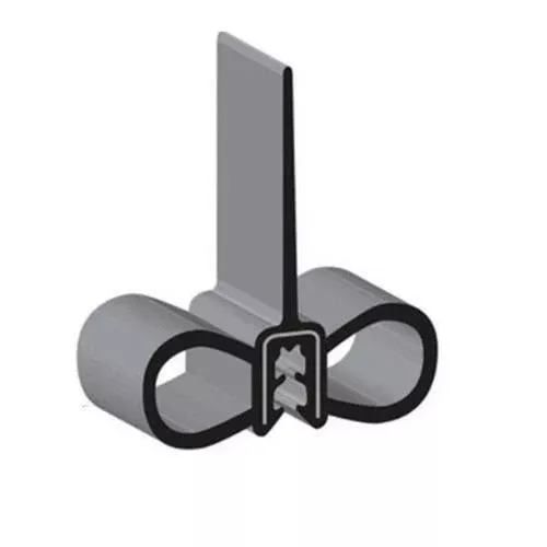 BLK, DOUBLE BULB & SINGLE WIPER CLP