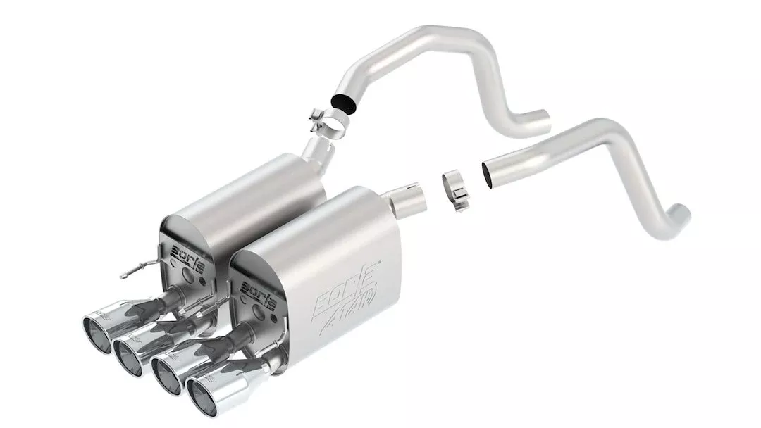 Borla ATAKSeries Axle Back System Dual Quad Exhaust System Kit 11816