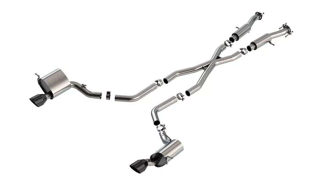 Borla ATAKSeries Cat Back System Dual Dual Exhaust System Kit 140633CB