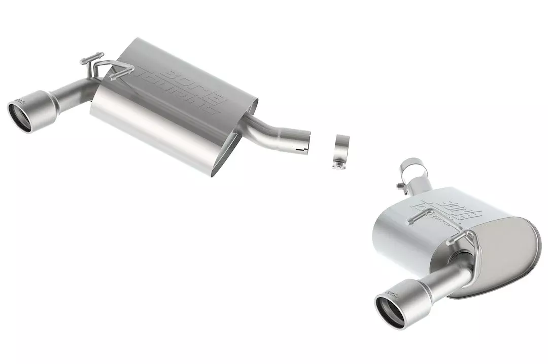 Borla Exhaust System Kit Axle Back System Dual Dual Exhaust System Kit 11776