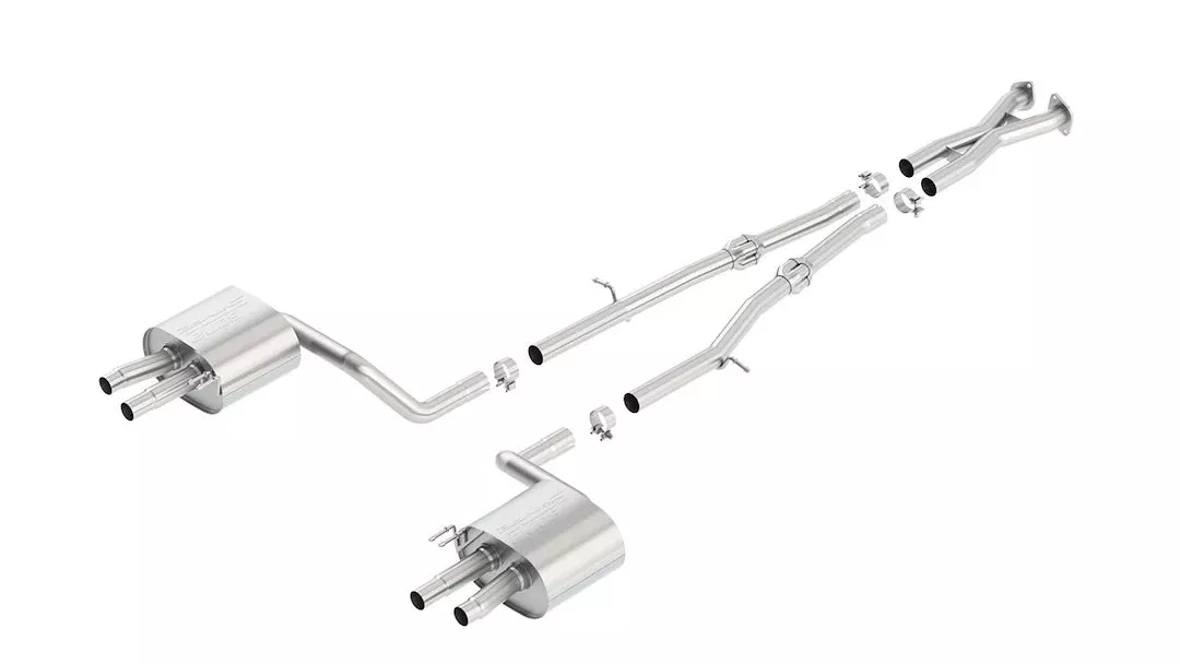 Borla Exhaust System Kit Cat Back System Dual Dual Exhaust System Kit 140736