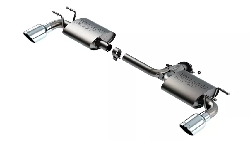 Borla S-Type Axle Back System Single Dual Exhaust System Kit 11970