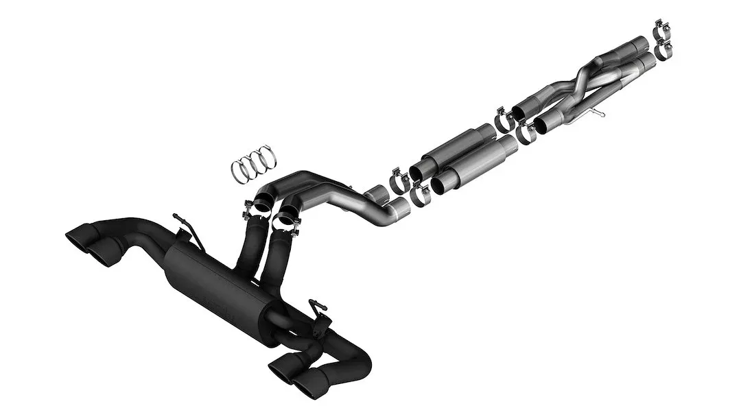 Borla S-Type Cat Back System Dual Quad Exhaust System Kit 140892CB