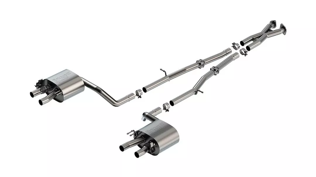 Borla S-Type Cat Back System Dual Quad Exhaust System Kit 140936