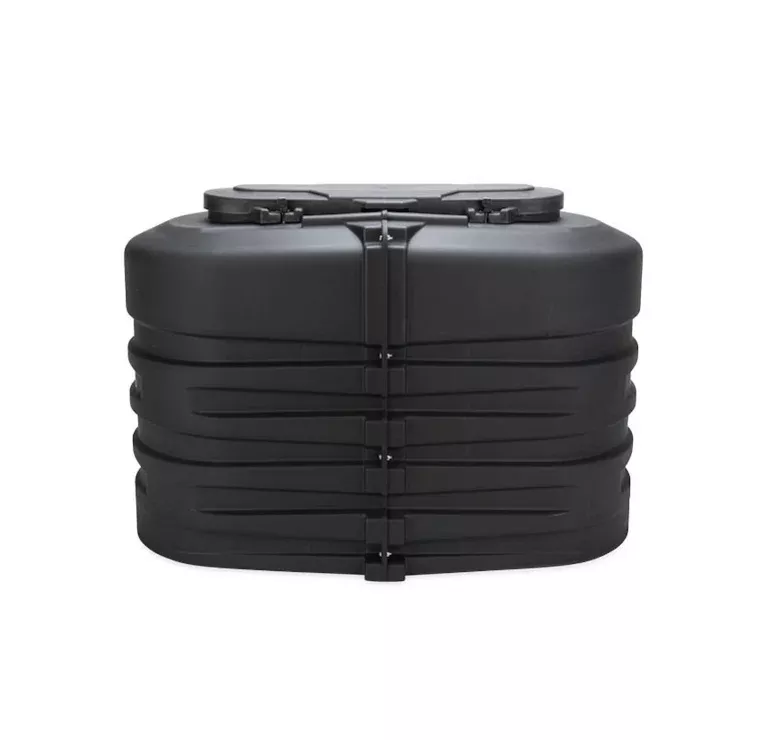 Camco 50512 Dual Propane Tank Cover (30 Lbs) – Black