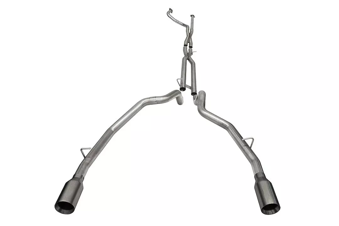 Corsa Performance Muffler Delete Sound Level Cat-Back System Dual Dual Exhaust System Kit 21190GNM