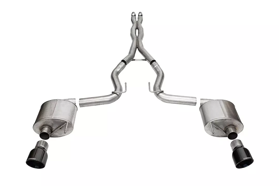 Corsa Performance Sport Cat Back System Dual Dual Exhaust System Kit 21254BLK