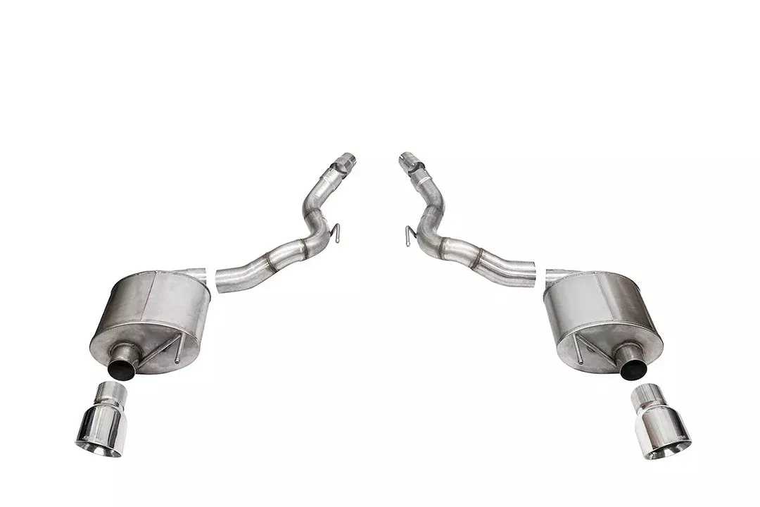 Corsa Performance Touring Axle Back System Dual Dual Exhaust System Kit 21276