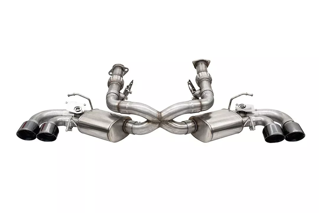 Corsa Performance Variable Sound Level Cat-Back System Dual Quad Exhaust System Kit 21100BLK