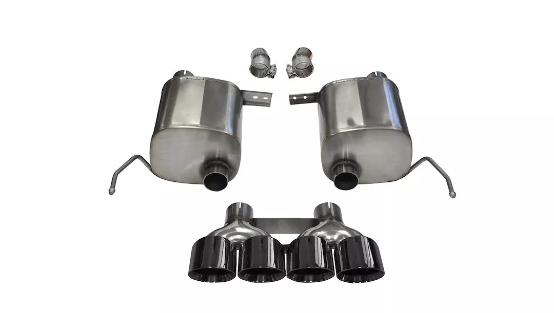 Corsa Performance Xtreme Axle Back System Dual Quad Exhaust System Kit 14762BLK