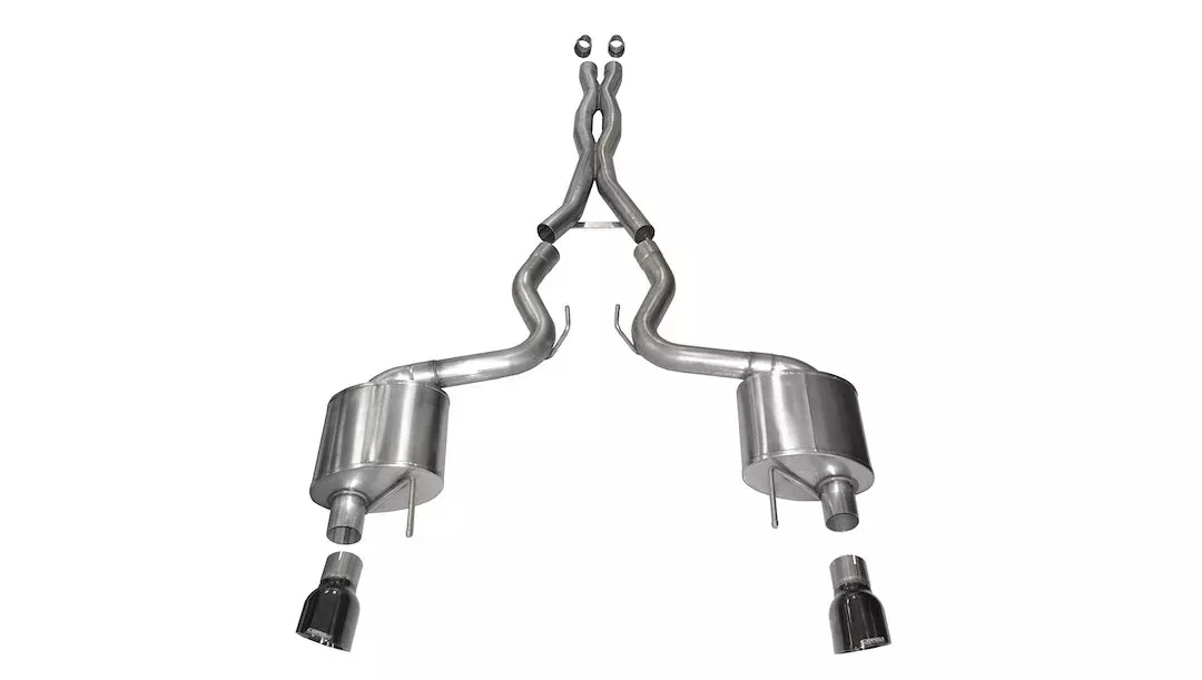 Corsa Performance Xtreme Cat Back System Dual Dual Exhaust System Kit 14328BLK