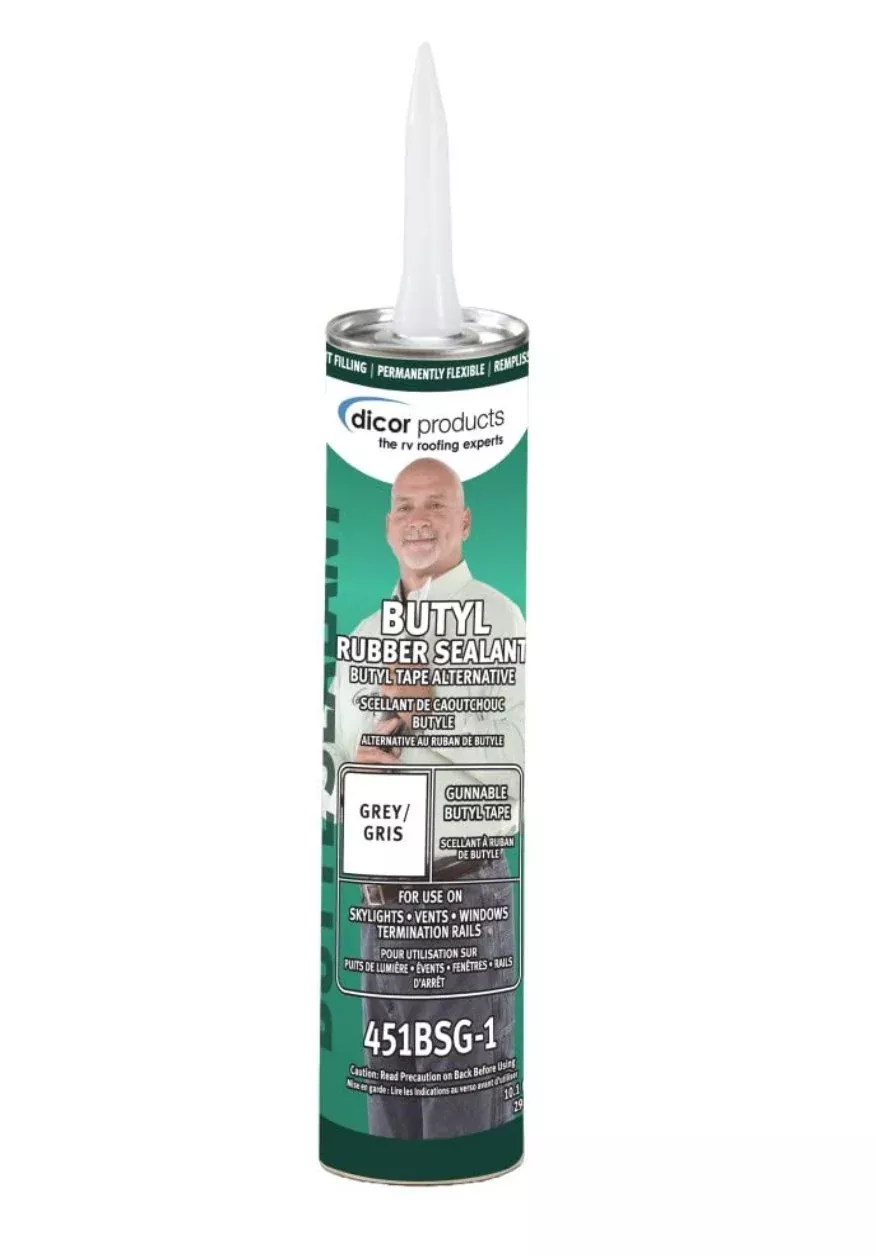 Dicor Corp. 451BSG-1 Gunable Butyl Sealant – Gray