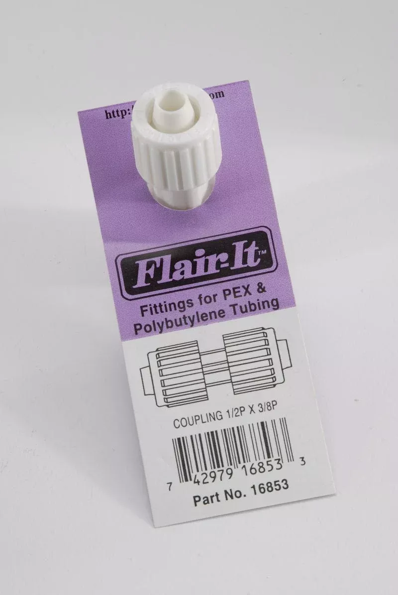 Elkhart Supply 16853 1Pc 1/2 X 3/8 Coupling