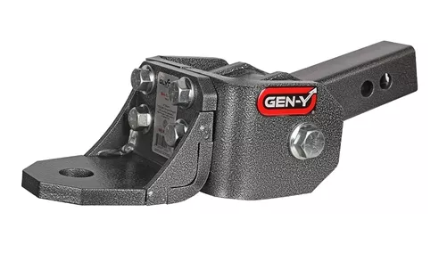 Gen-Y Hitch Glyder Shock Absorbing Hitch Ball Mount, 2″ Drop, 2″ Receiver, 7,000 Lbs