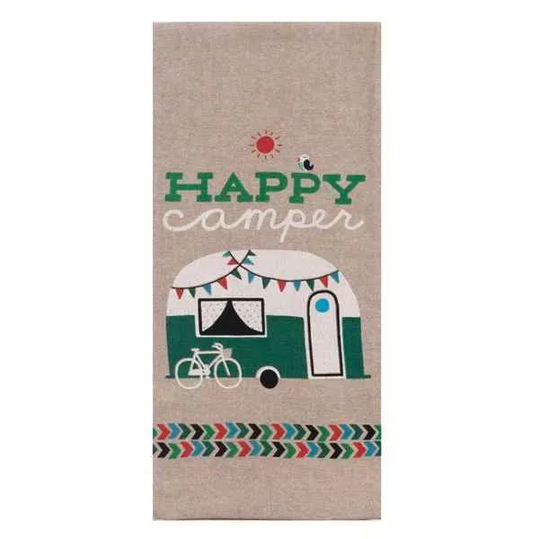 Happy Camper Tea/Dish Towel