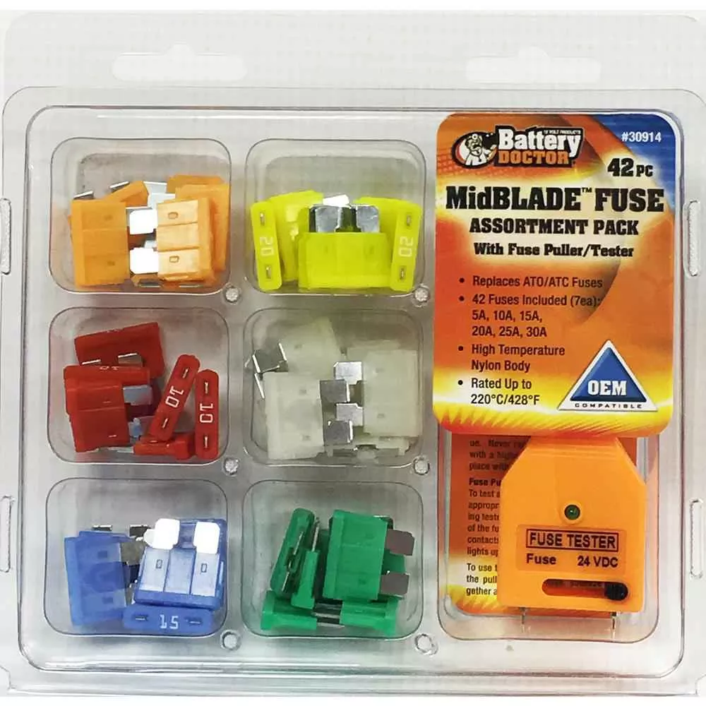 Midblade 42Pc Fuse Kit