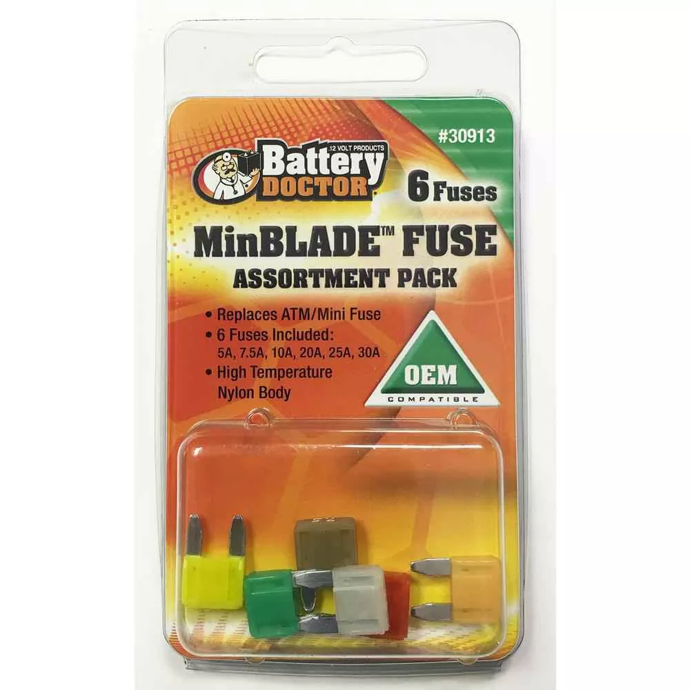 Minblade 6Pc Fuse Kit