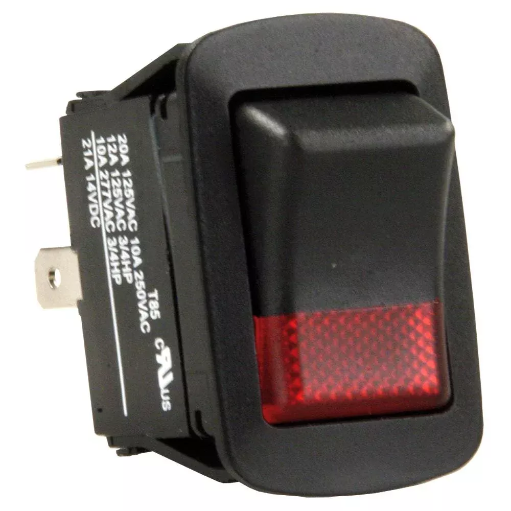SPST On/Off Switch – Black