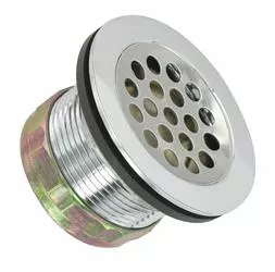 Valterra A01-2012VP Shower Drain, Fits 1-3/4″ Drain Hole and 1-1/2″ P-Traps – Stainless Steel