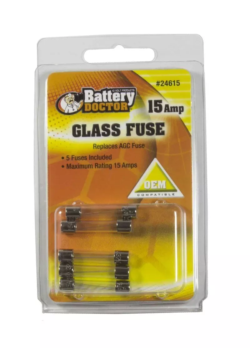 Wirthco 24615 AGC Glass Fuse-15 Amp
