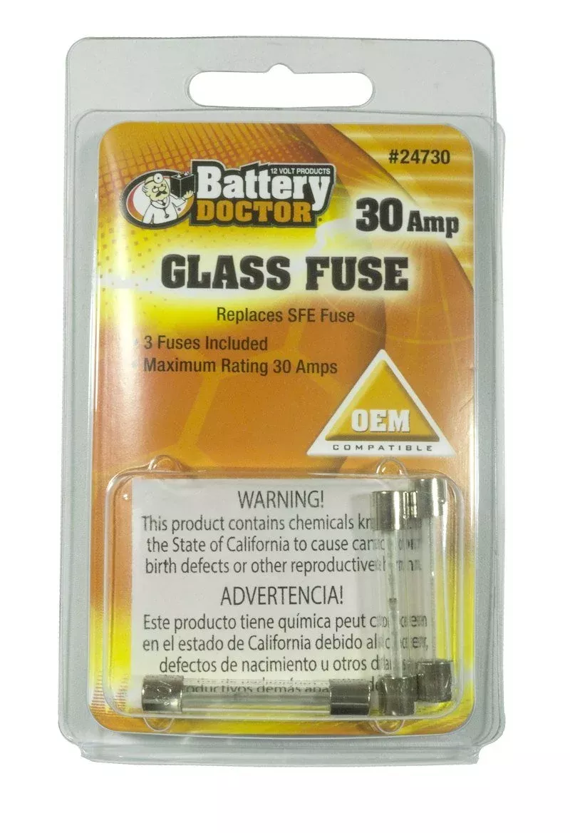 WirthCo 24730 SFE Glass Fuse – 30A