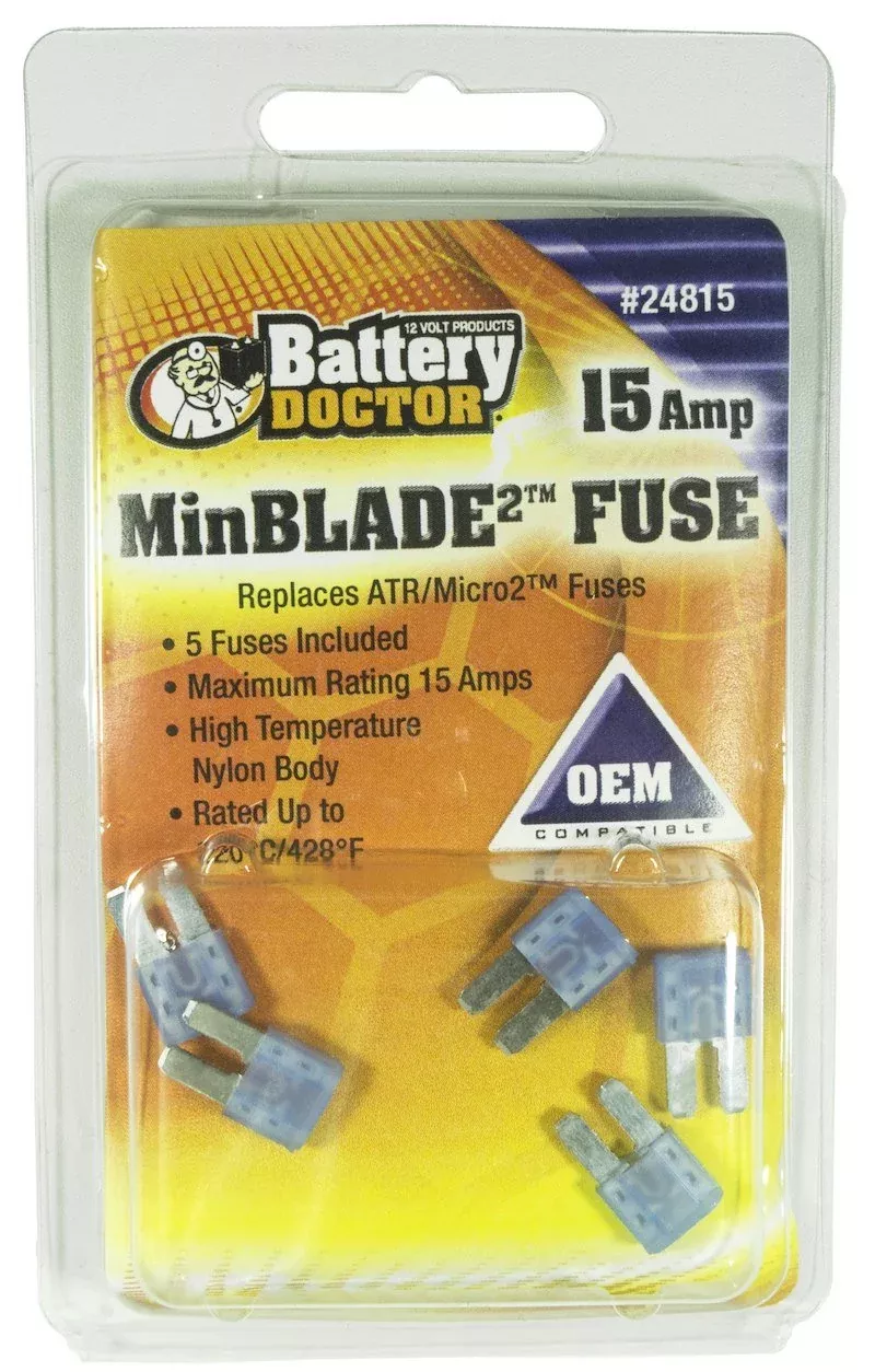 WirthCo 24815 Fuse Minblade 15A 5-Pack