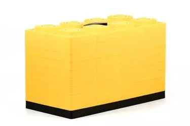 Yellow Fasten Leveling Blocks with T-Handle, 4X2, 10 Pack