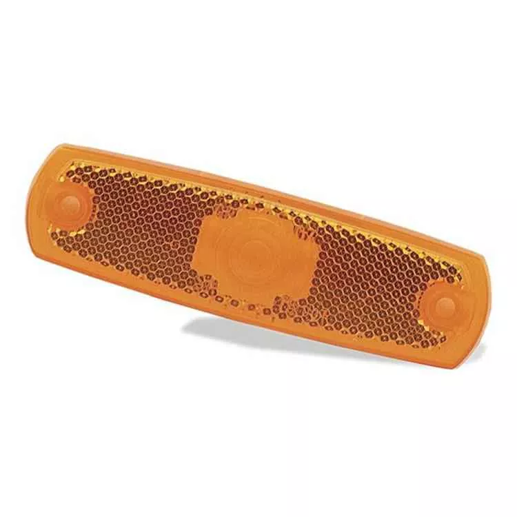 Yellow Plastic Rectangular Lens