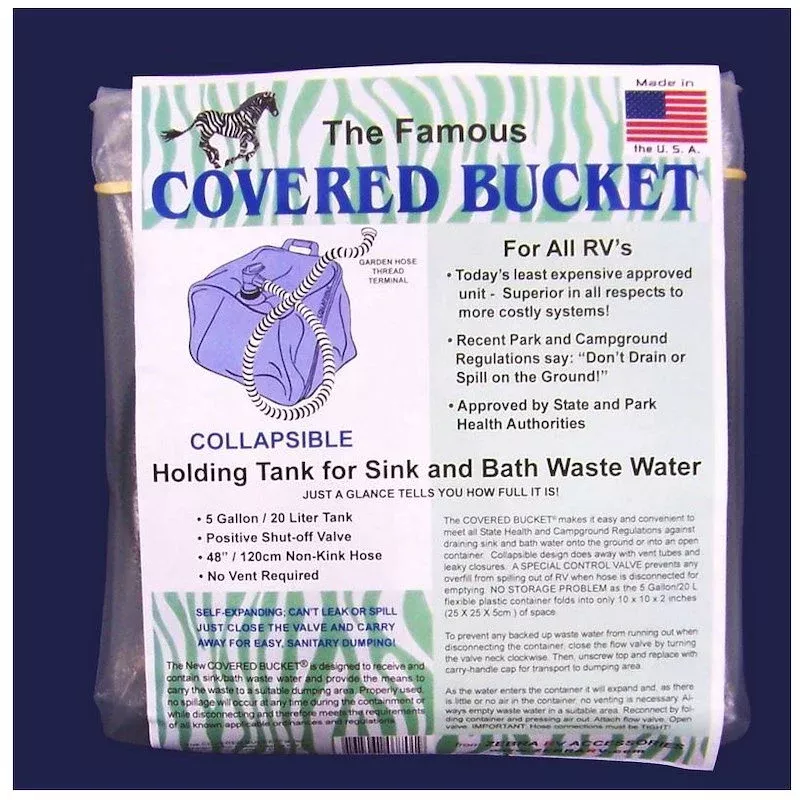 Zebra RV R7701 Collapsible Portable Waste Holding Tank – 5 Gal.